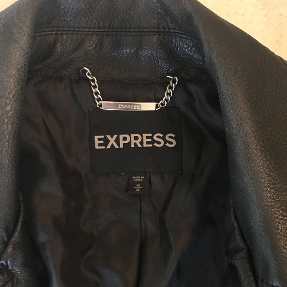 Express faux leather jacket - Picture 2 of 3